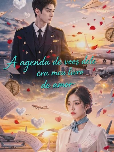 Capa da minissérie A Agenda de Voos Dele Era Meu Livro de Amor
