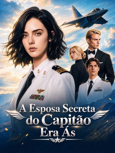 Capa da minissérie A Esposa Secreta do Capitão Era Ás -