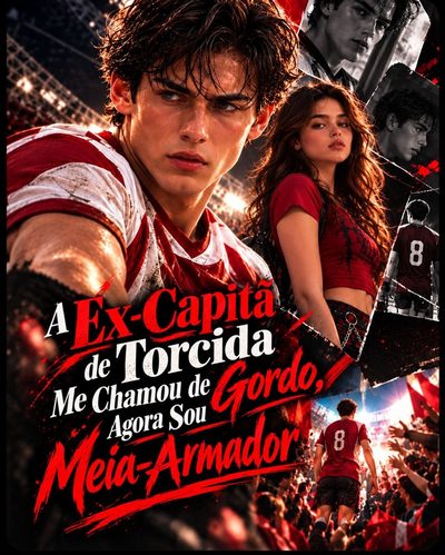 Capa da minissérie A Ex-capitã de Torcida Me Chamou de Gordo, Agora Sou Meia-armador