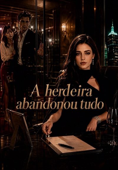 Capa da minissérie A Herdeira Abandonou Tudo