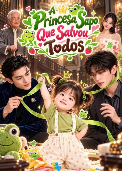 Capa da minissérie A Princesa Sapo que Salvou Todos
