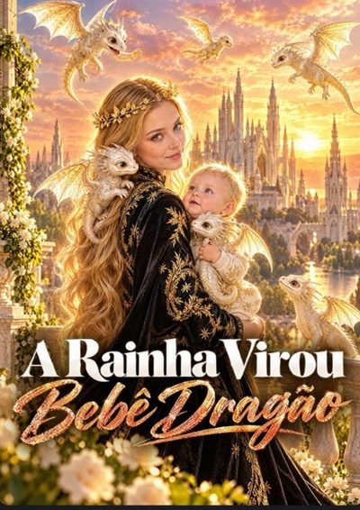 Capa da minissérie A Rainha Virou Bebê Dragão