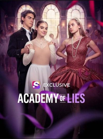 Capa da minissérie Academia de Mentiras