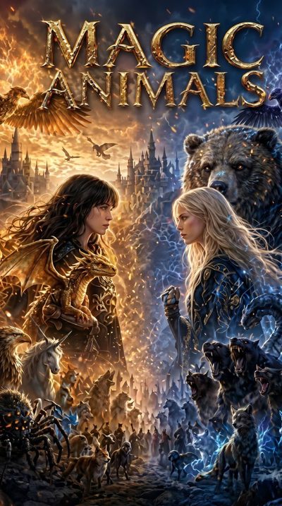 Capa da minissérie Animais Mágicos Completo