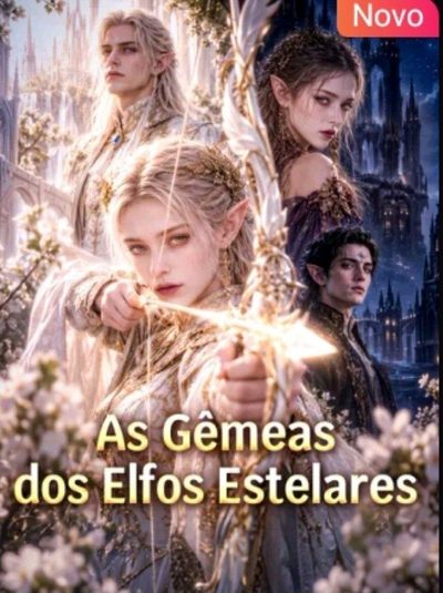 Capa da minissérie As Gêmeas dos Elfos Estelares