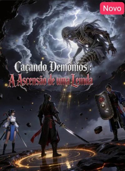 Capa da minissérie Caçando Demônios: a Ascensão de uma Lenda
