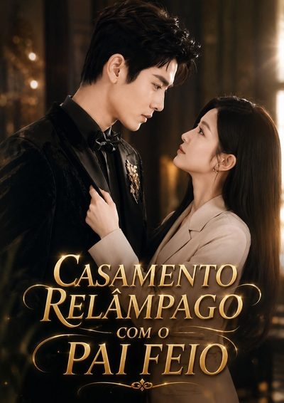 Capa da minissérie Casamento Relâmpago com o Pai Feio