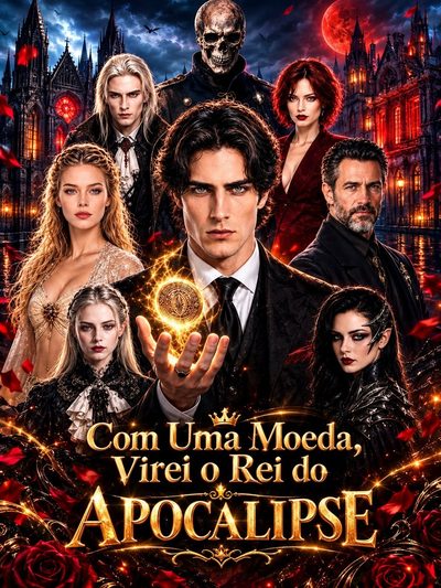 Capa da minissérie Com uma Moeda, Virei o Rei do Apocalipse