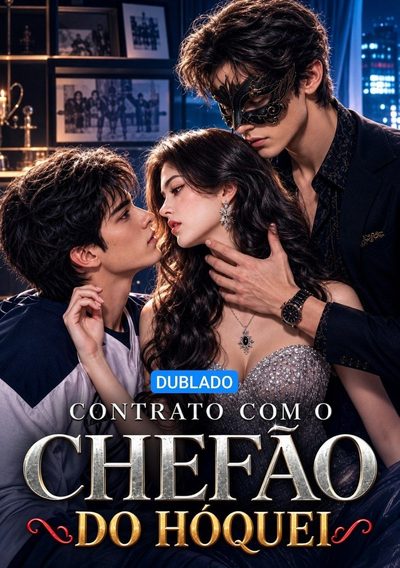 Capa da minissérie Contrato com o Chefão do Hóquei_dublado