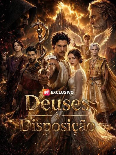 Capa da minissérie Deuses à Disposição