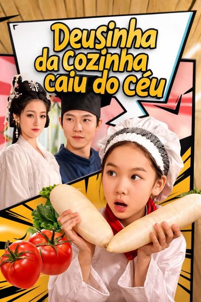 Capa da minissérie Deusinha da Cozinha Caiu do Céu