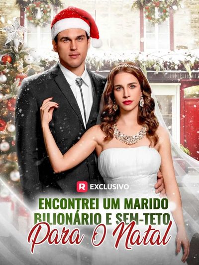 Capa da minissérie Encontrei um Marido Bilionário e Sem-teto para o Natal Brasileira