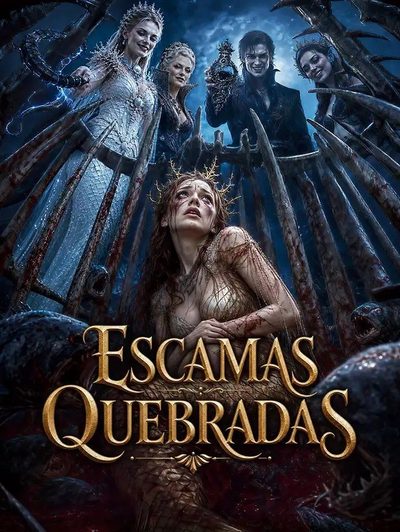 Capa da minissérie Escamas Quebradas -