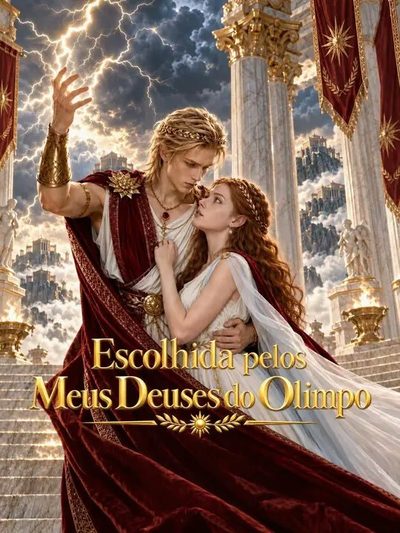 Capa da minissérie Escolhida pelos Meus Deuses do Olimpo