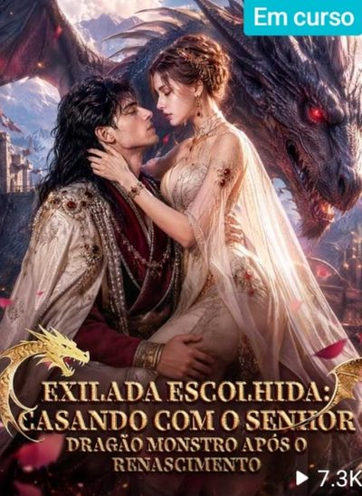 Capa da minissérie Exilada Escolhida: Casando com o Senhor Dragão Monstro Após o Renascimento