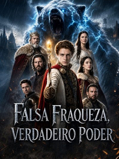 Capa da minissérie Falsa Fraqueza, Verdadeiro Poder