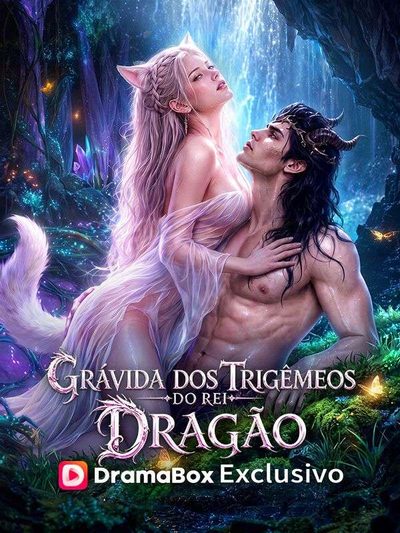 Capa da minissérie Grávida dos Trigêmeos do Rei Dragão -