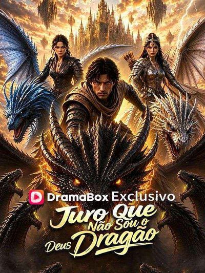 Capa da minissérie Juro que Não Sou o Deus Dragão -