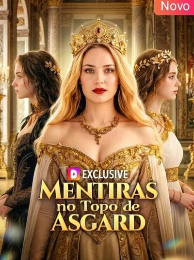 Capa da minissérie Mentiras no Topo de Asgard