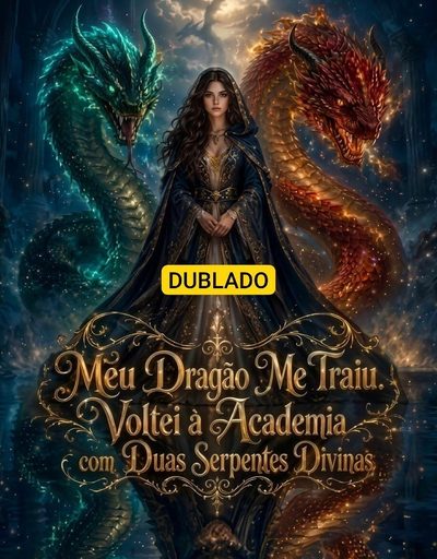 Capa da minissérie Meu Dragão Me Traiu. Voltei a Academia com Duas Serpentes Divinas_dublado