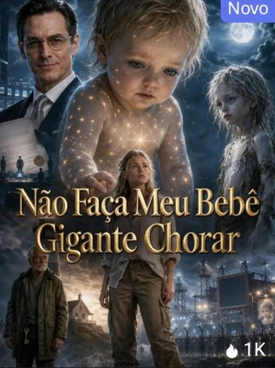 Capa da minissérie Não Faça Meu Bebê Gigante Chorar