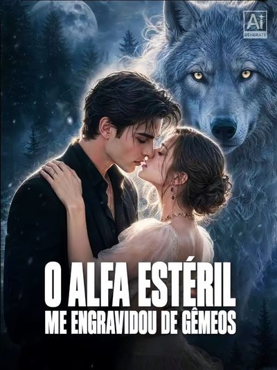 Capa da minissérie O Alfa Estéril Me Engravidou de Gêmeos