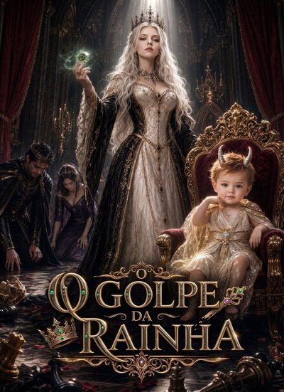 Capa da minissérie O Golpe da Rainha