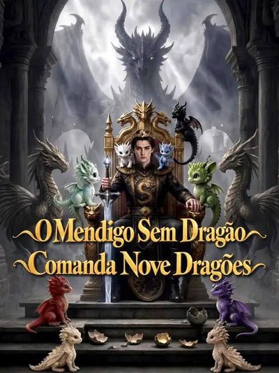 Capa da minissérie O Mendigo Sem Dragão Comanda Nove Dragões