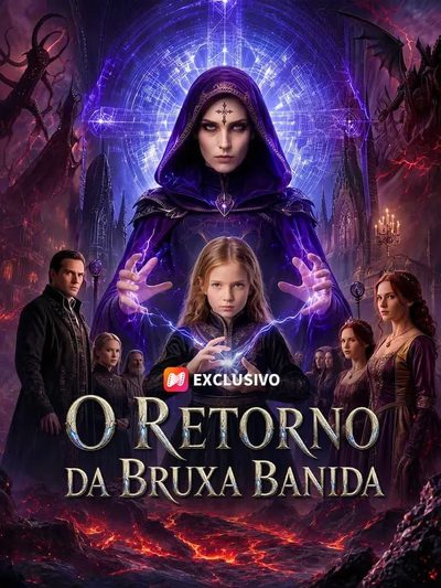 Capa da minissérie O Retorno da Bruxa Banida
