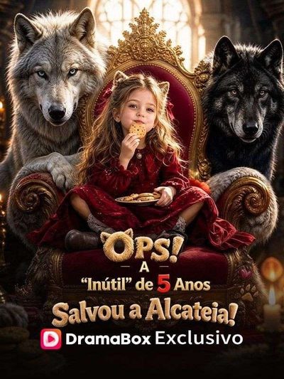 Capa da minissérie Ops! a Inútil de 5 Anos Salvou a Alcatéia!
