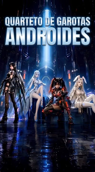 Capa da minissérie Quarteto de Garotas Androides