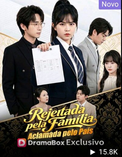 Capa da minissérie Rejeitada Pela Família, Aclamada Pelo País