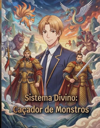 Capa da minissérie Sistema Divino: Caçador de Monstros