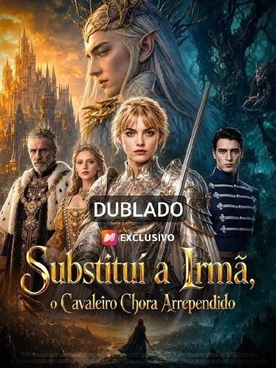 Capa da minissérie Substituí a Irmã, o Cavaleiro Chora Arrependido (dublado)