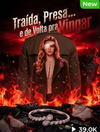 Capa da minissérie Traída, Presa . . . e de Volta Pra Vingar