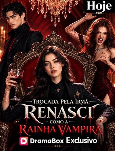 Capa da minissérie Trocada Pela Irmã, Renasci Como a Rainha Vampira -