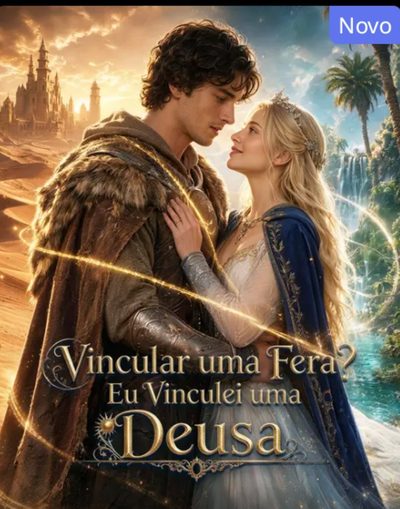 Capa da minissérie Vincular uma Fera ? Eu Vinculei uma Deusa