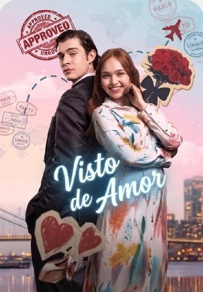 Capa da minissérie Visto de Amor